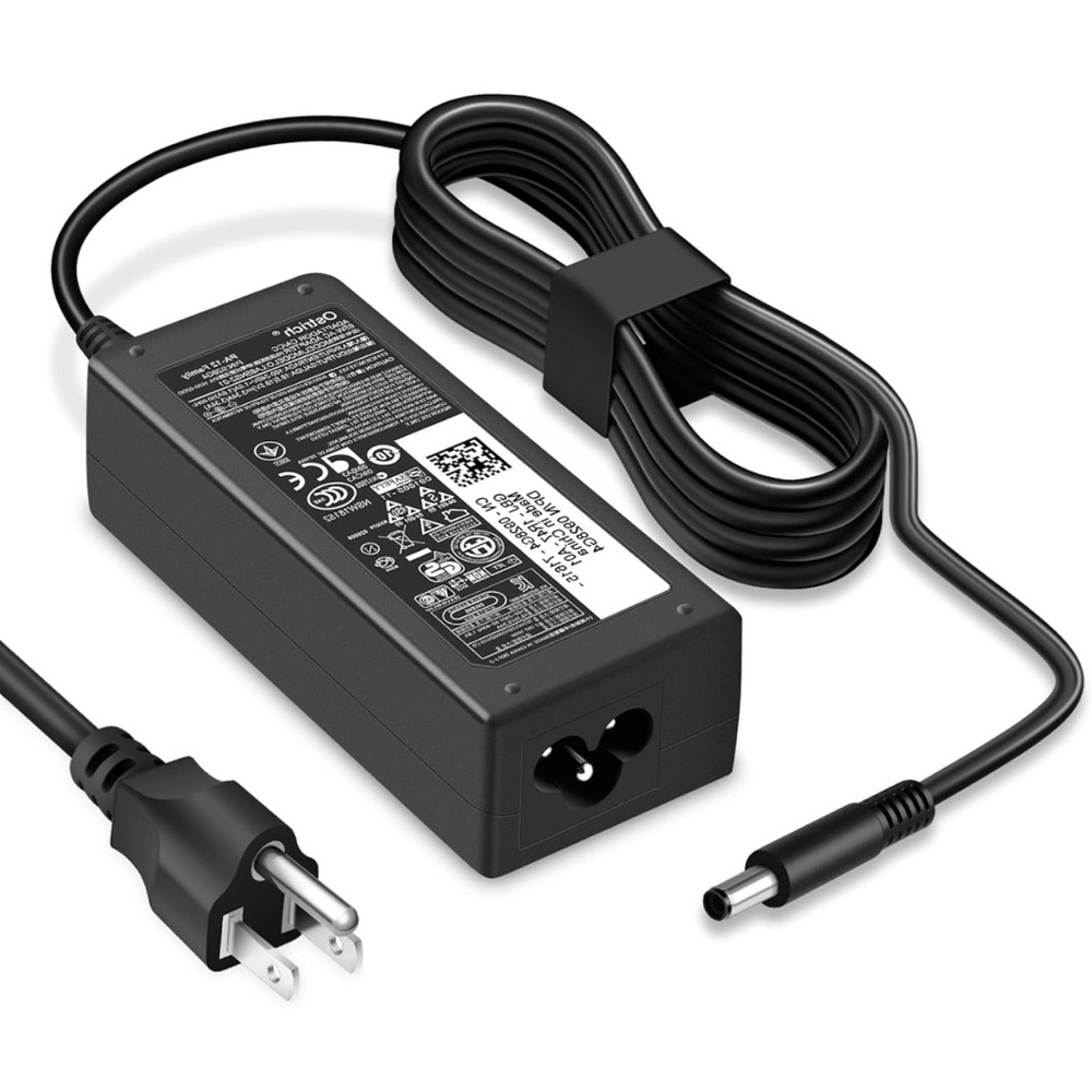 Charger for Dell Laptop Computer 65W 45W Round Tip Power Adapter Quantity: 2